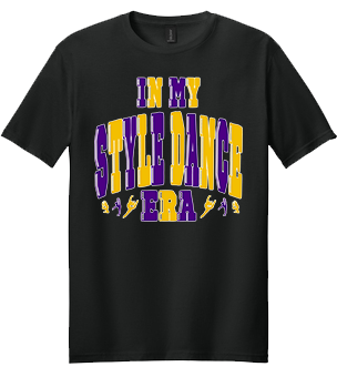 In My Style Dance Era Black graphic shirt