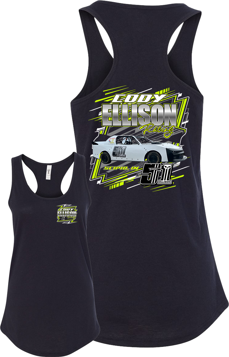 Cody Ellison Racing Black Graphic Tanks