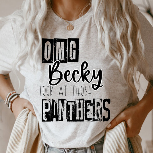 KIDS OMG Becky look at those Panthers Graphic Shirt