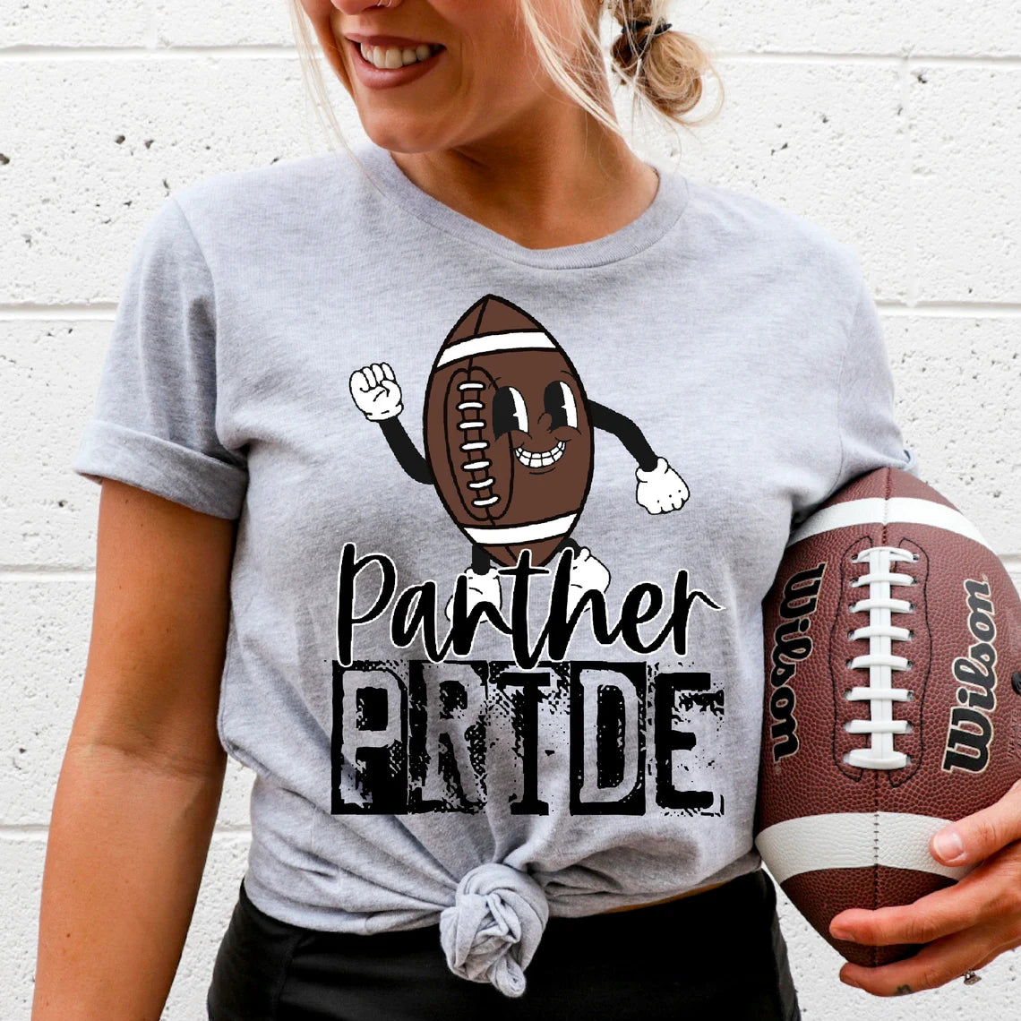 KIDS Panther Pride Football Graphic Shirt