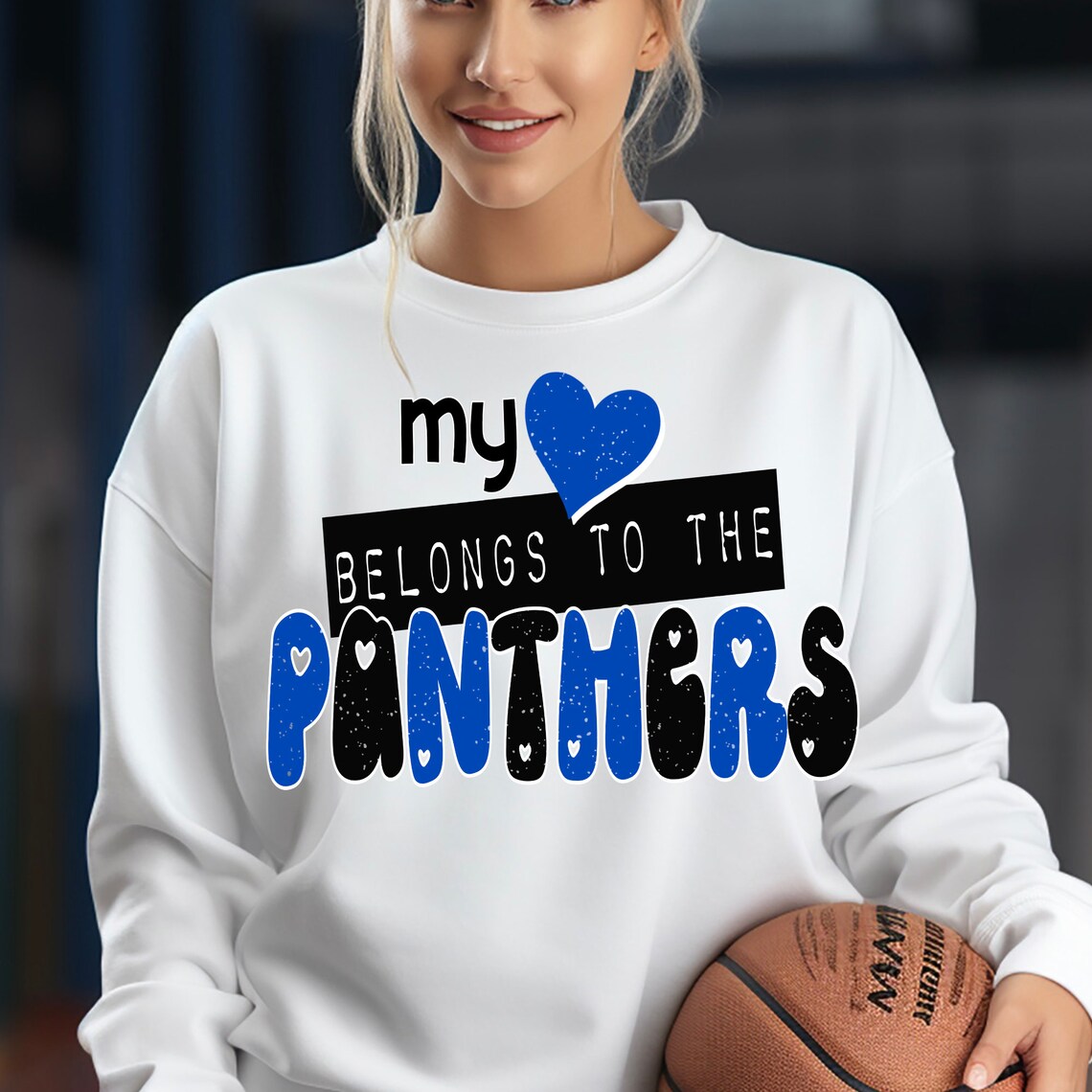 My Heart Belongs To The Panthers graphic shirt