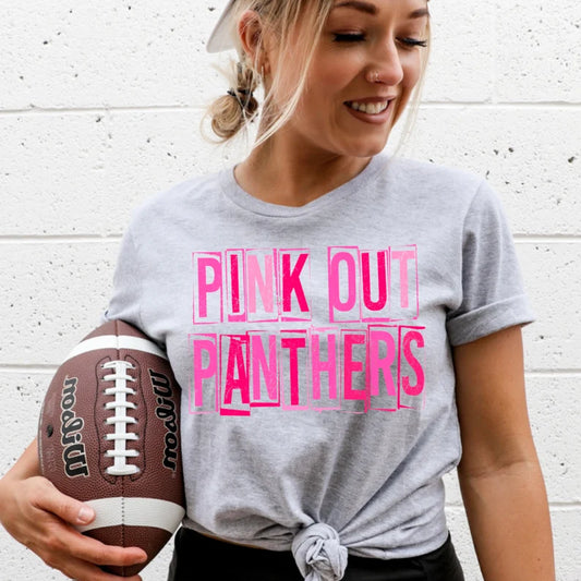 KIDS Pink Out Panthers Graphic Shirt