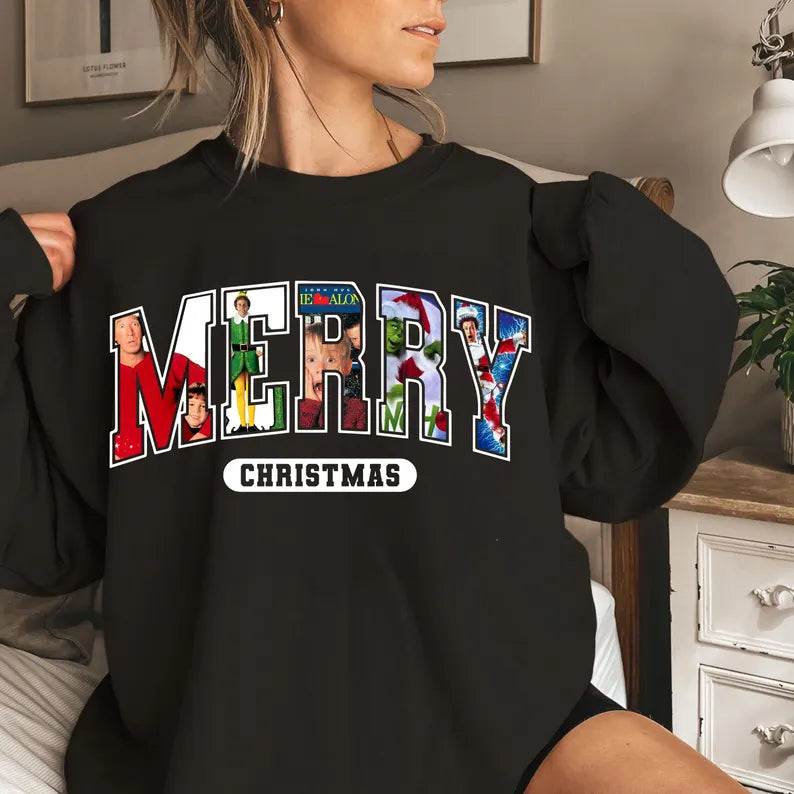 Merry Christmas Movie Edition Graphic Shirt