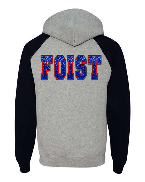 Jennings County Panthers Faux Sequin Raglan Hoodie