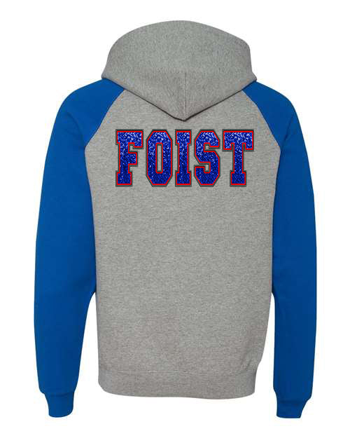 Jennings County Panthers Faux Sequin Raglan Hoodie