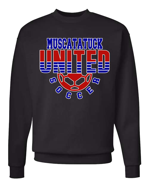 KIDS Muscatatuck United Soccer Club Black Graphic Shirt D10