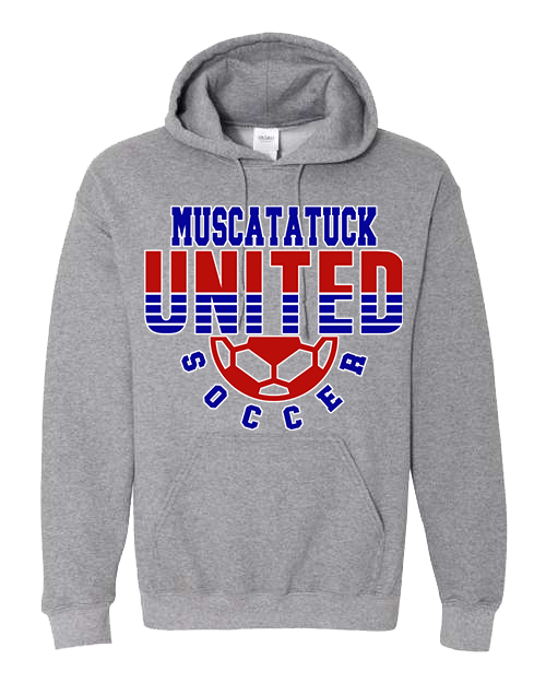 KIDS Muscatatuck United Soccer Club Grey Graphic Shirt D10