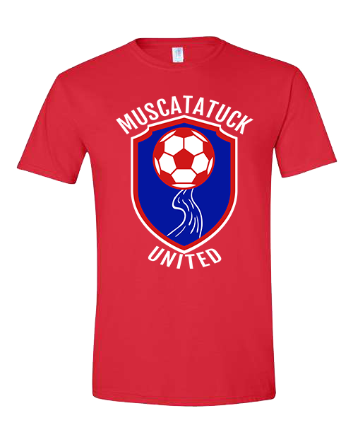 KIDS Muscatatuck United Soccer Club Red Graphic Shirt D11