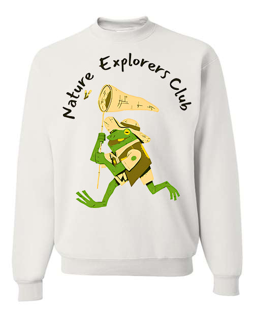 Nature Explorers Club White Graphic Shirts D3