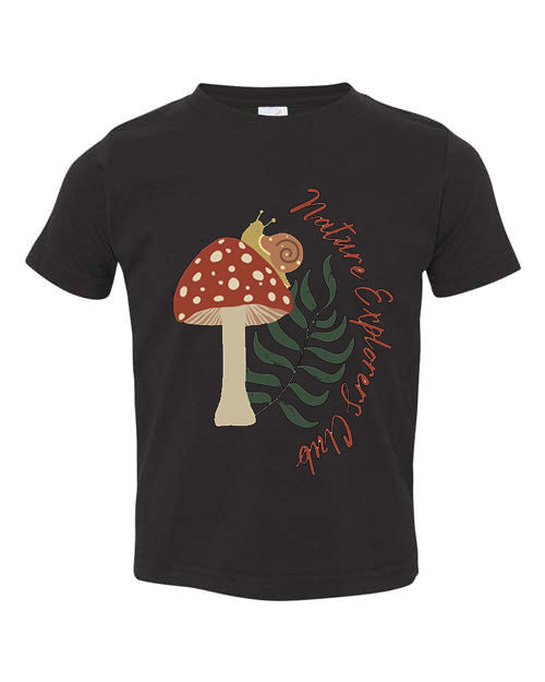 Nature Explorers Club Black Graphic Shirts D4