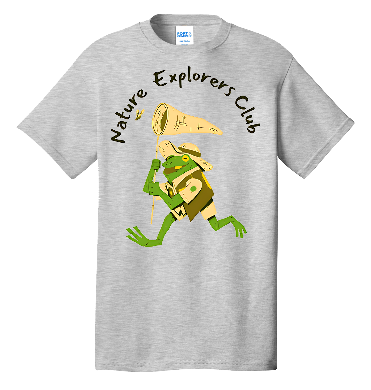 Nature Explorers Club Ath Grey Graphic Shirts D3