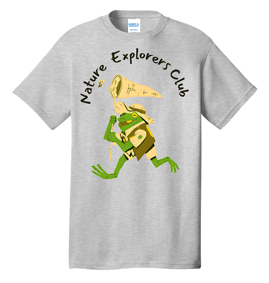 Nature Explorers Club Ath Grey Graphic Shirts D3