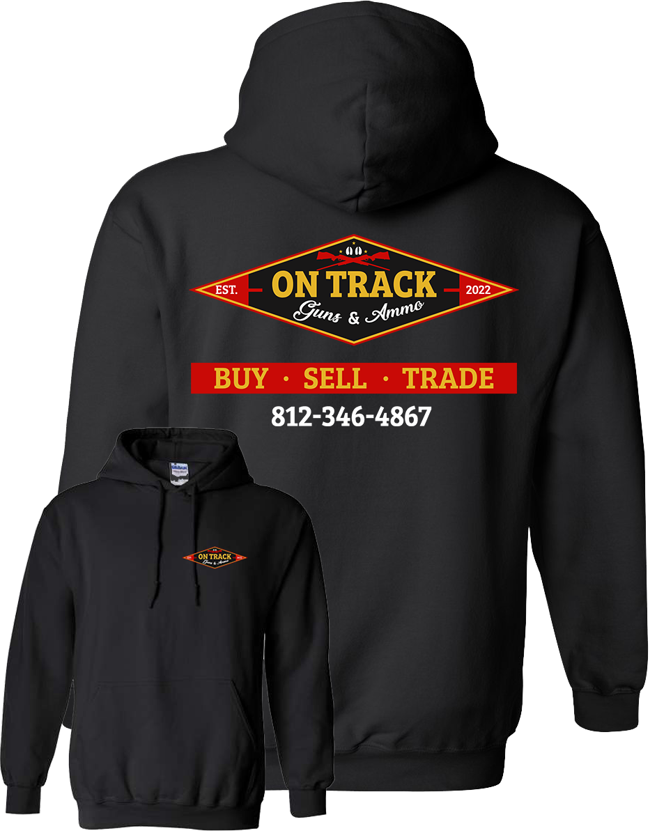 On Track Guns & Ammo Adult Sweatshirts FOUR COLORS