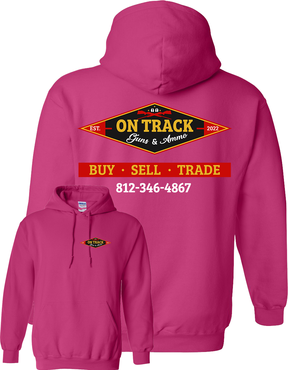 On Track Guns and Ammo Kids Pink Shirts