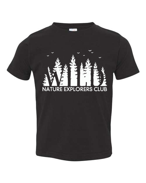 Nature Explorers Club Black Graphic Shirts D2