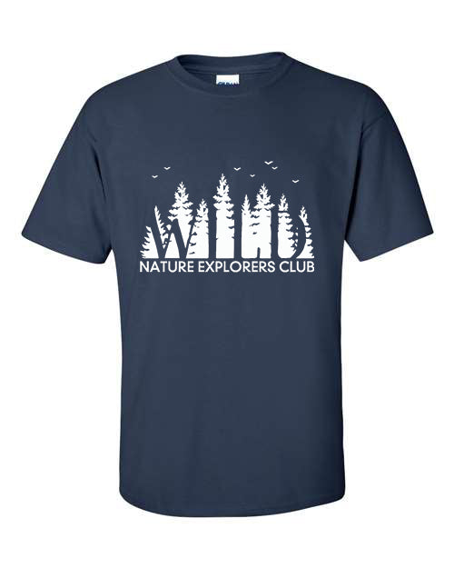 Nature Explorers Club Navy Graphic Shirts D2