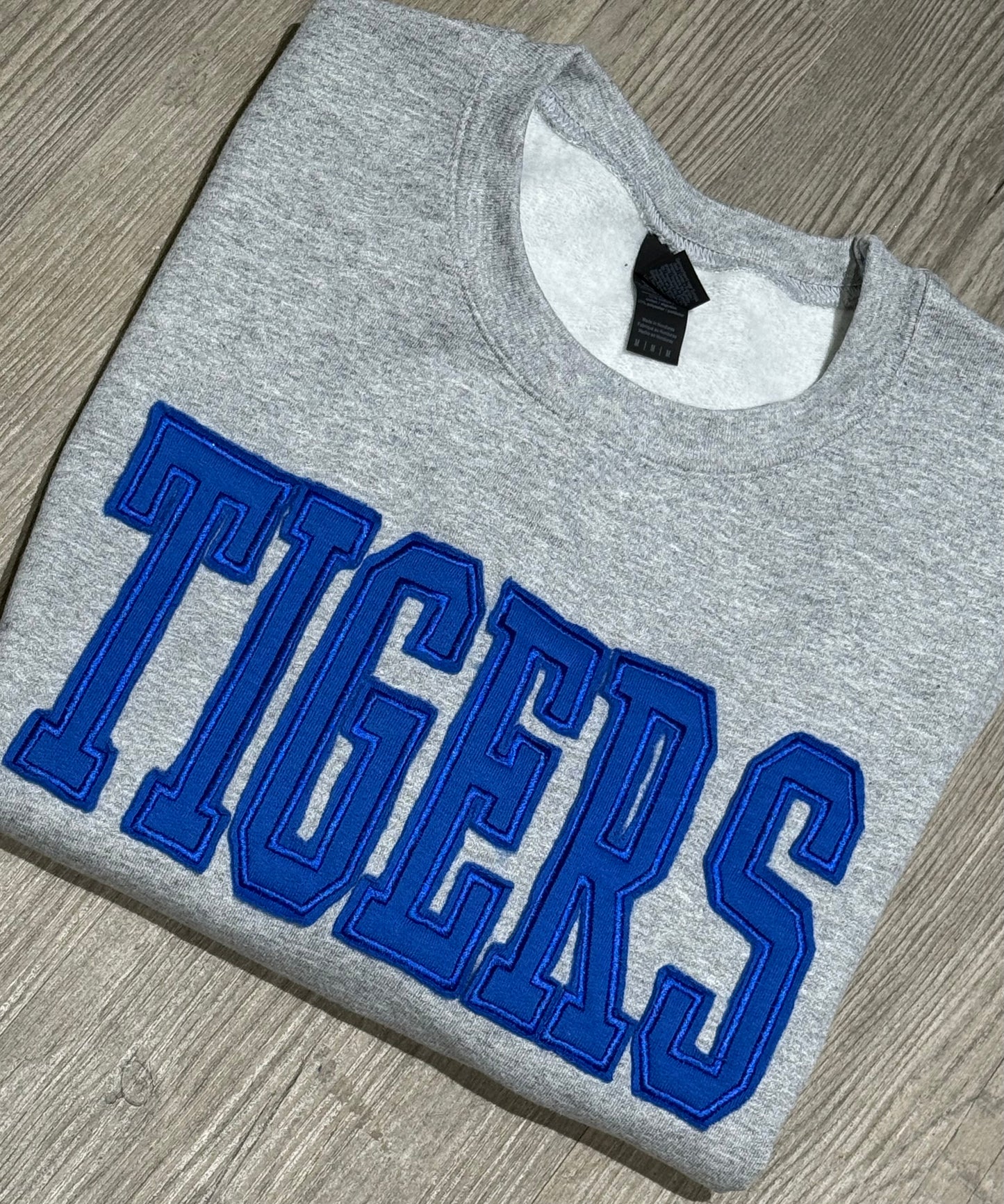 Custom team embroidered tone on tone shirt email colors team etc.