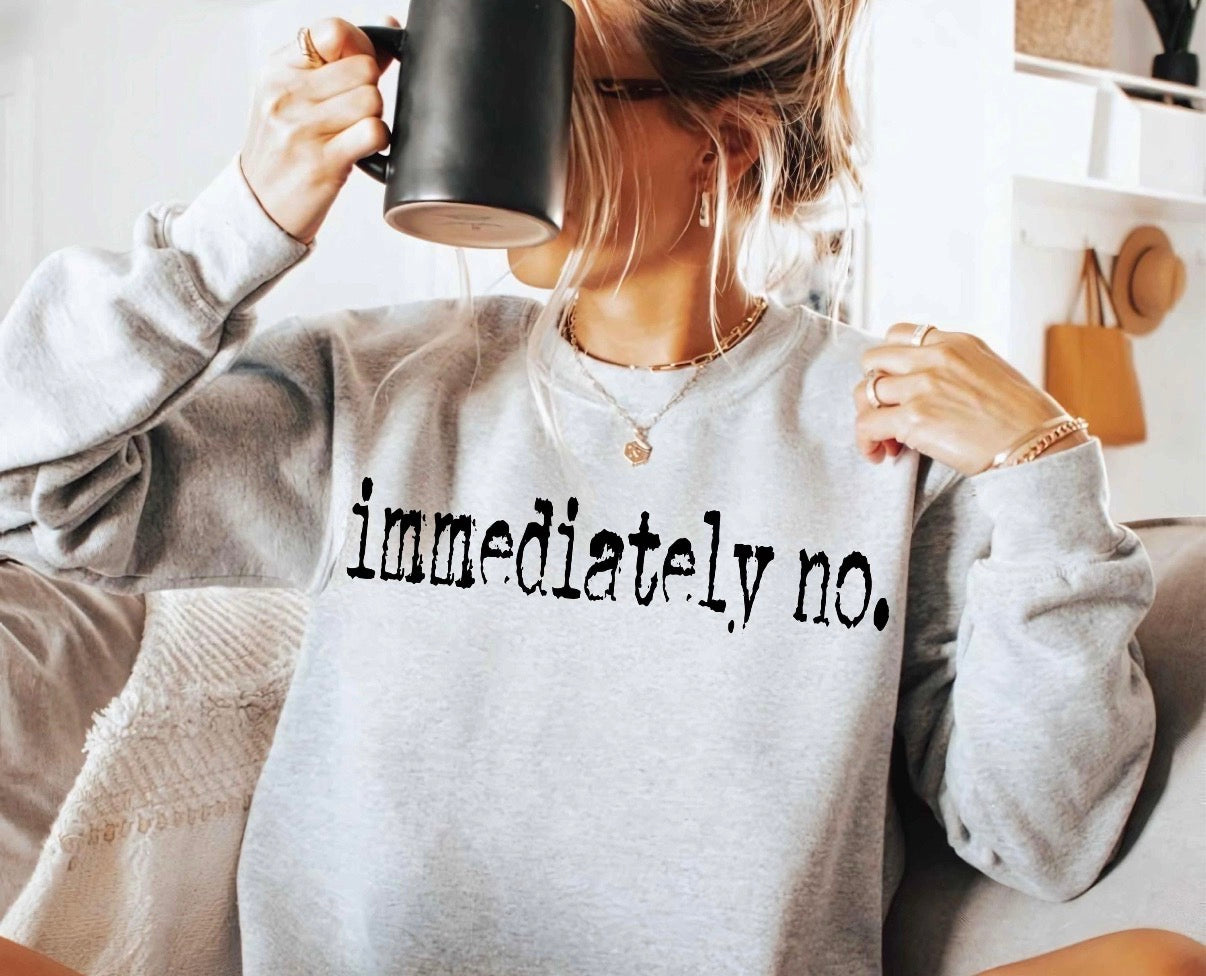 Immediately no. Graphic shirt