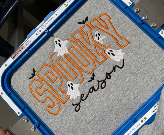 Spooky Season Embroidered Shirt