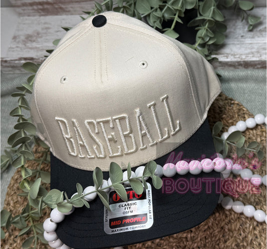 Baseball puff embroidered Otto or Richardson 112 hat