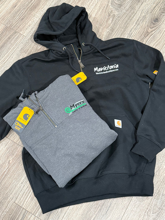 Customized Carhartt® Rain Defender®Paxton Heavyweight Hooded Zip Sweatshirt