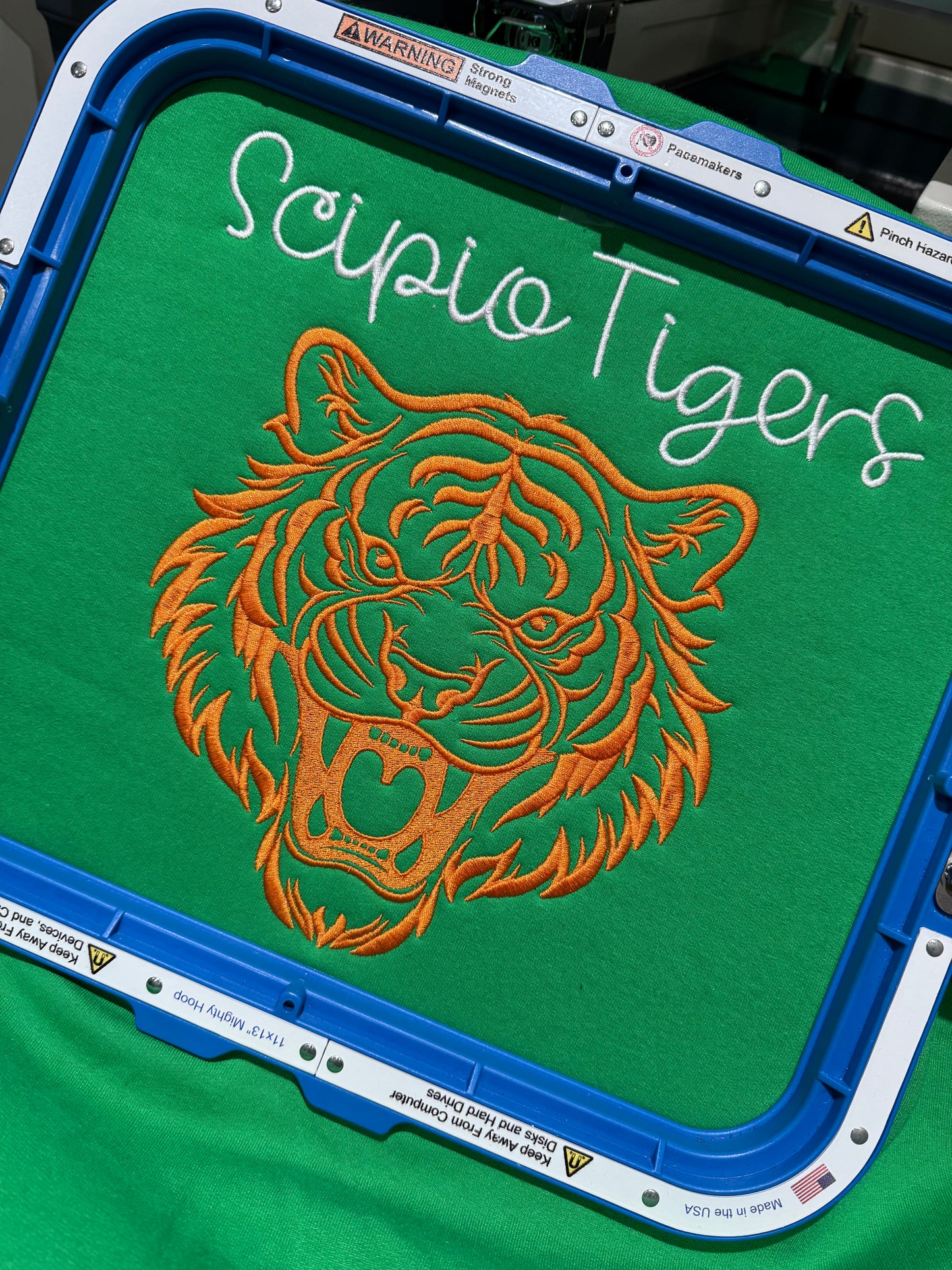 Scipio tigers embroidered shirt