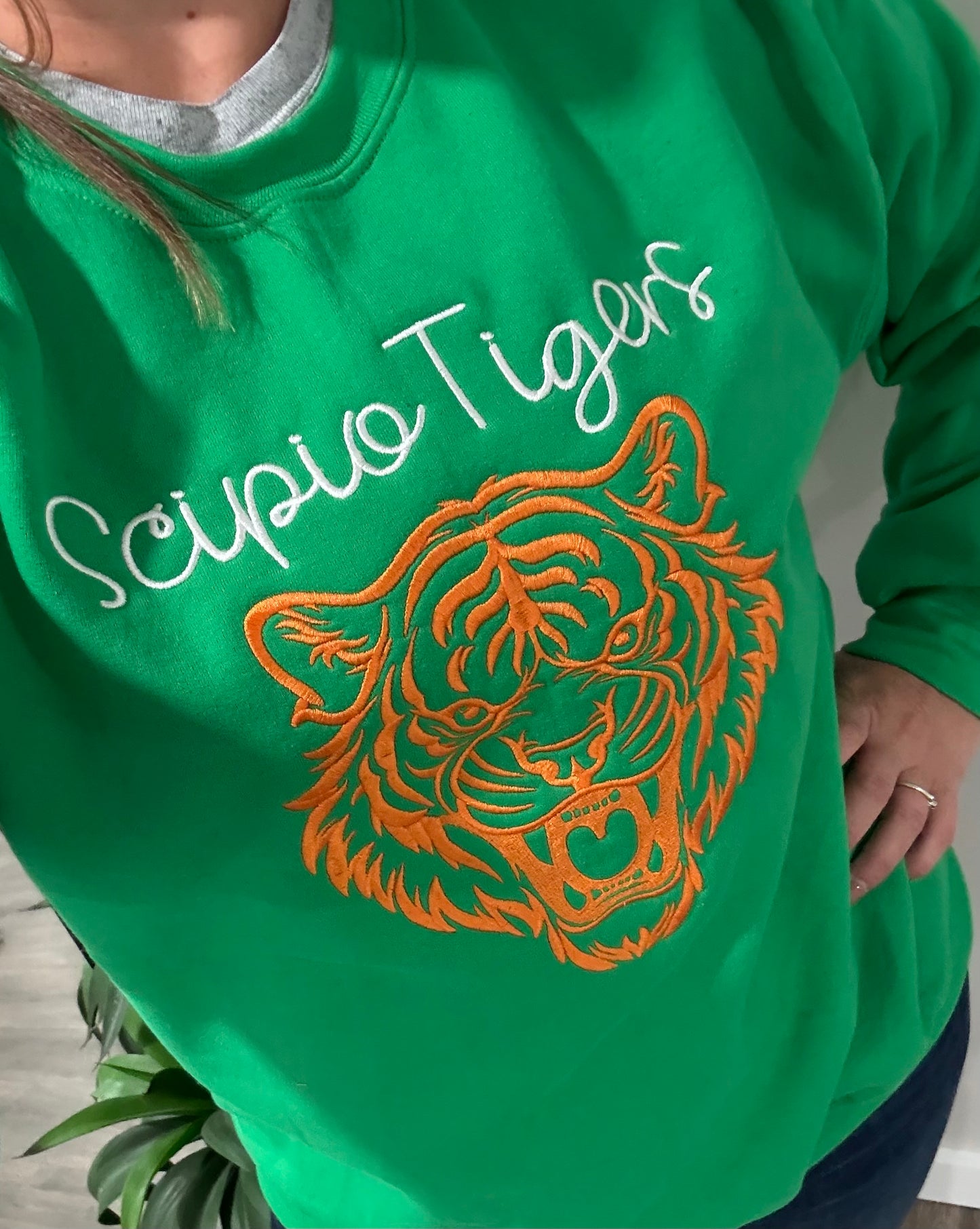 Scipio tigers embroidered shirt