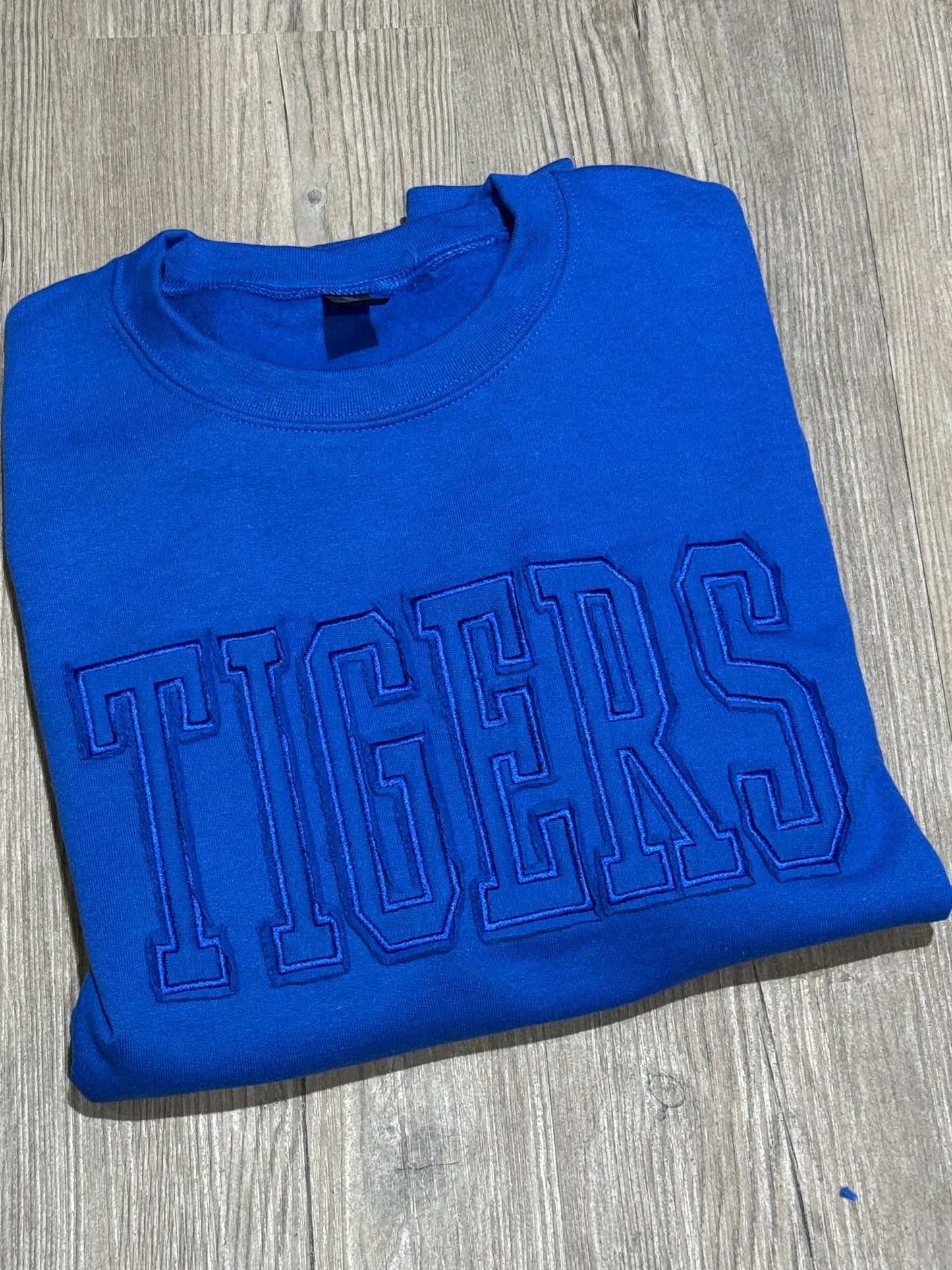 Custom team embroidered tone on tone shirt email colors team etc.