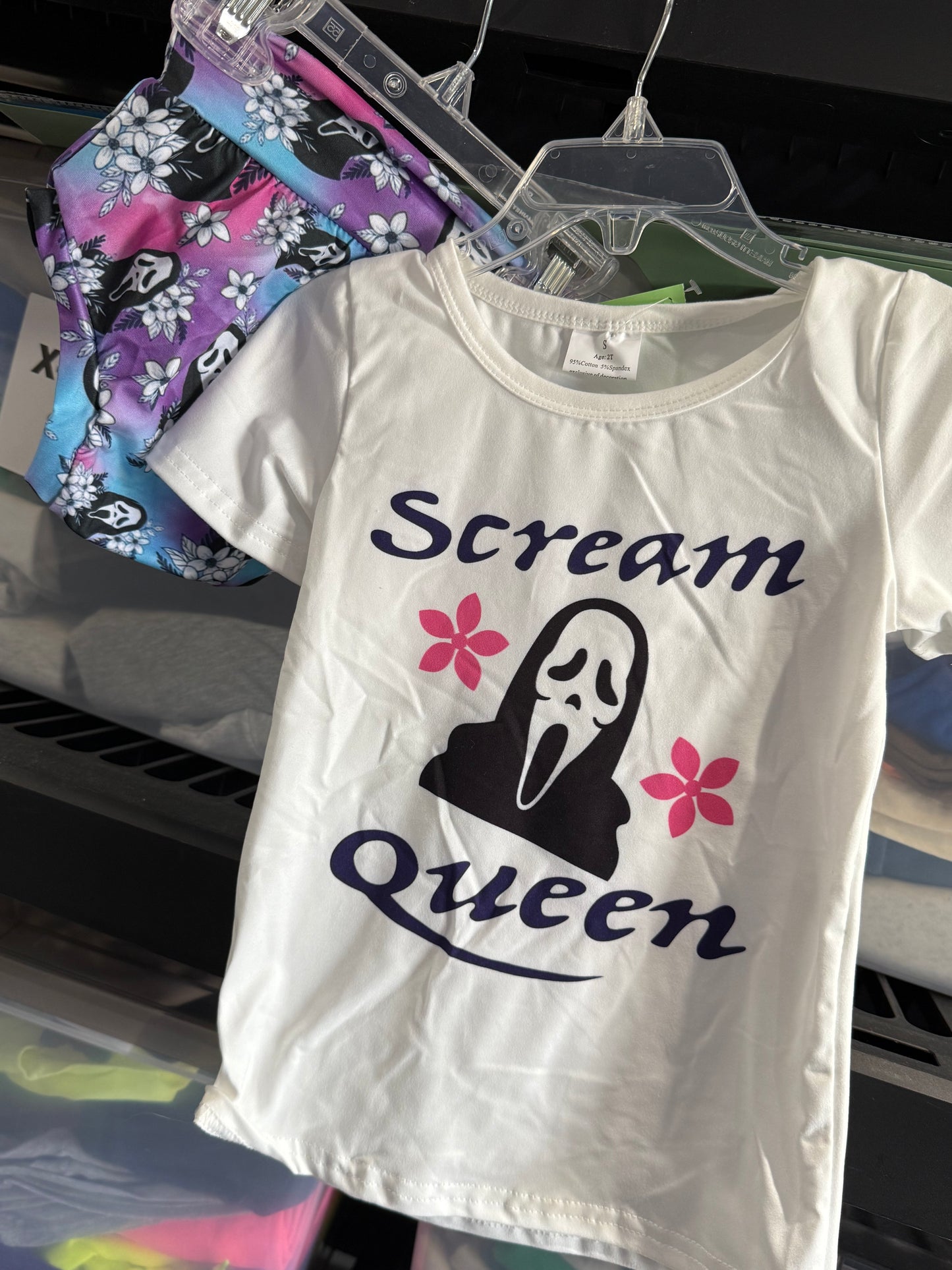 Scream queen 2pc bummie set