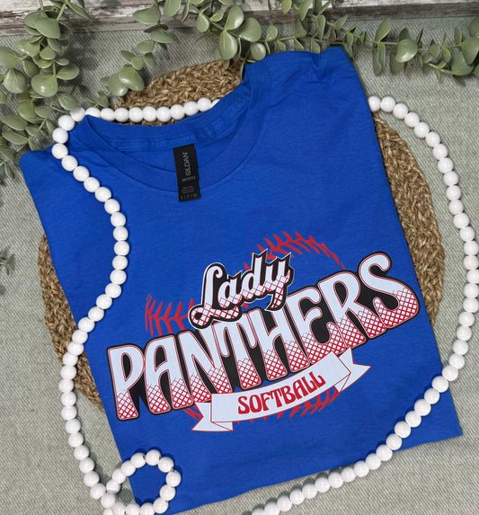 Lady Panthers Softball Graphic Shirt