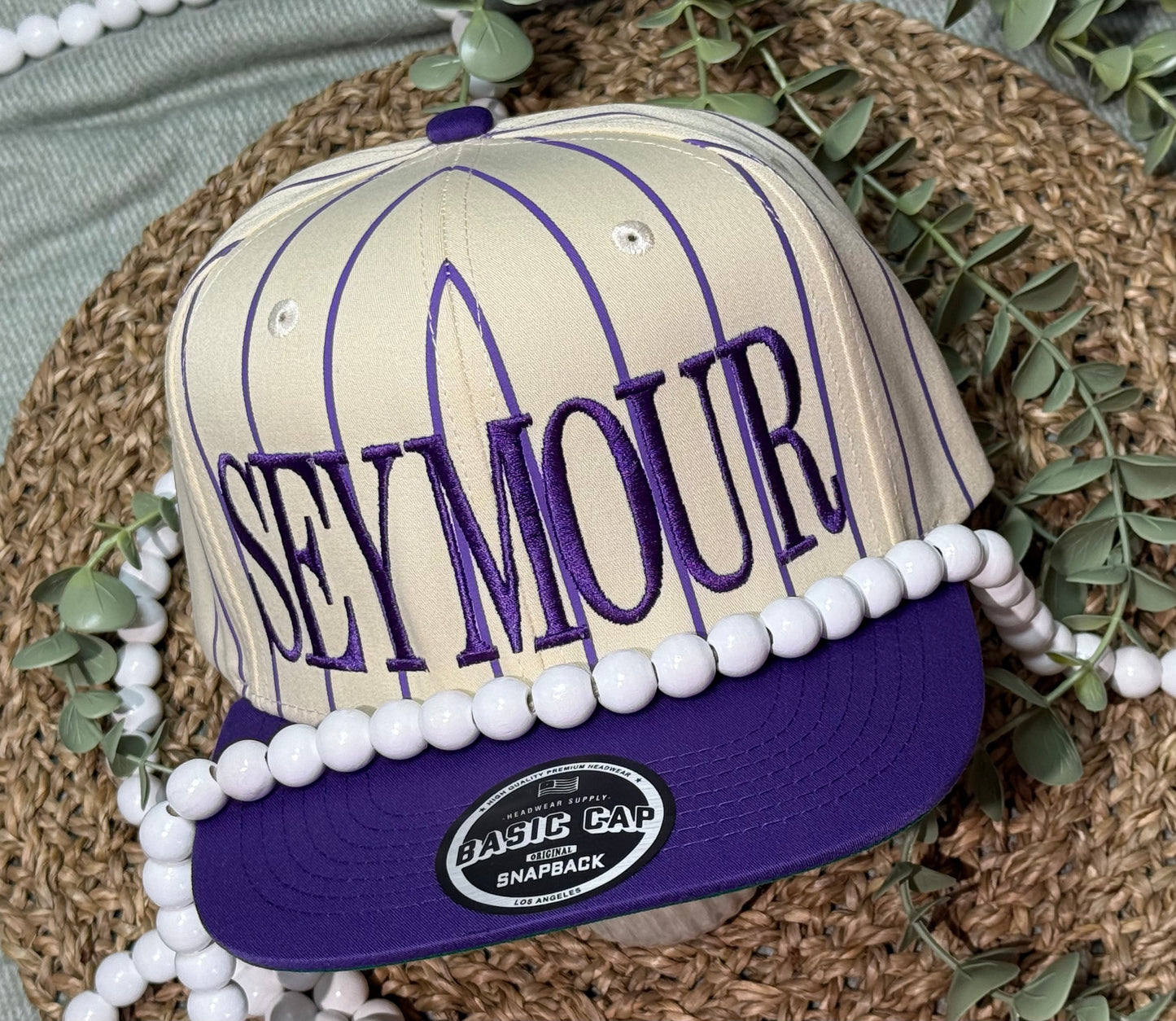 Seymour Embroidered Structured Hat