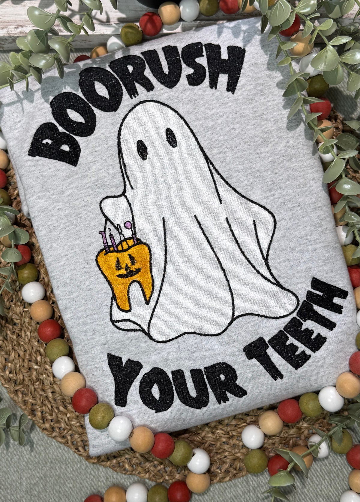 Boorush Your Teeth Embroidered Shirt