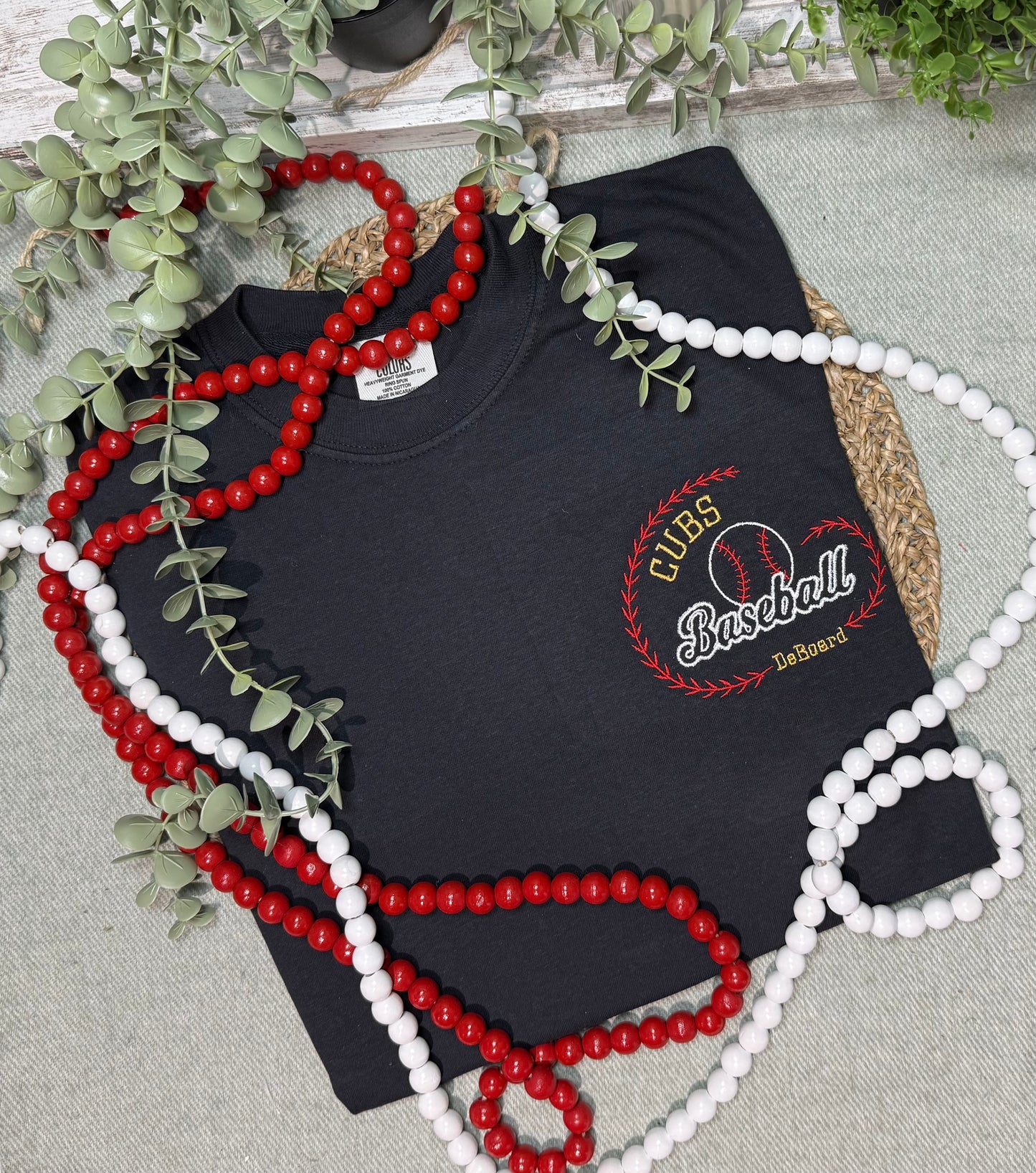 Custom Baseball Softball embroidered shirt