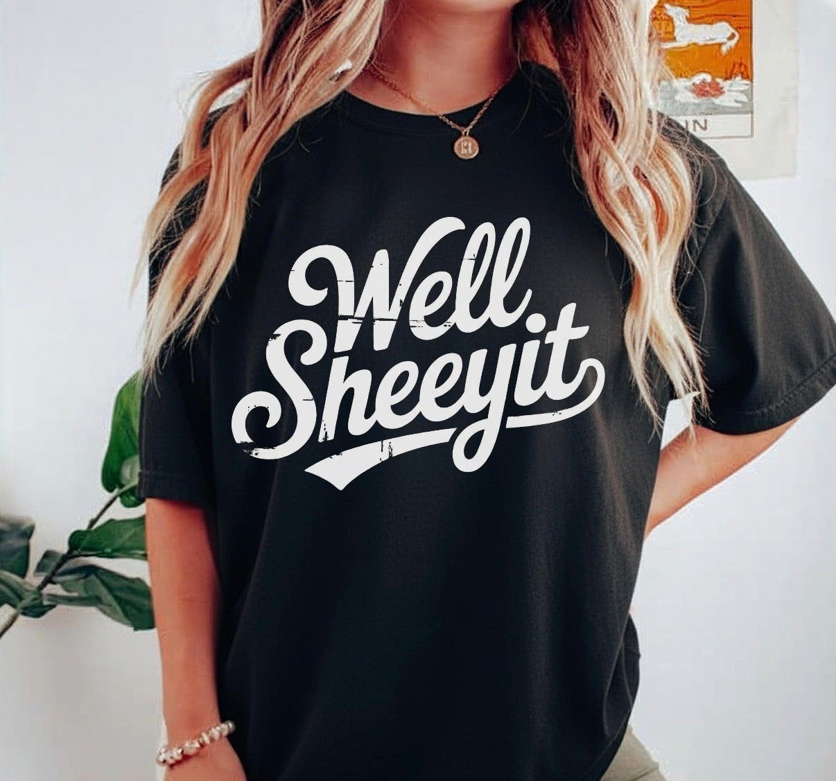 Well sheeyit graphic shirt