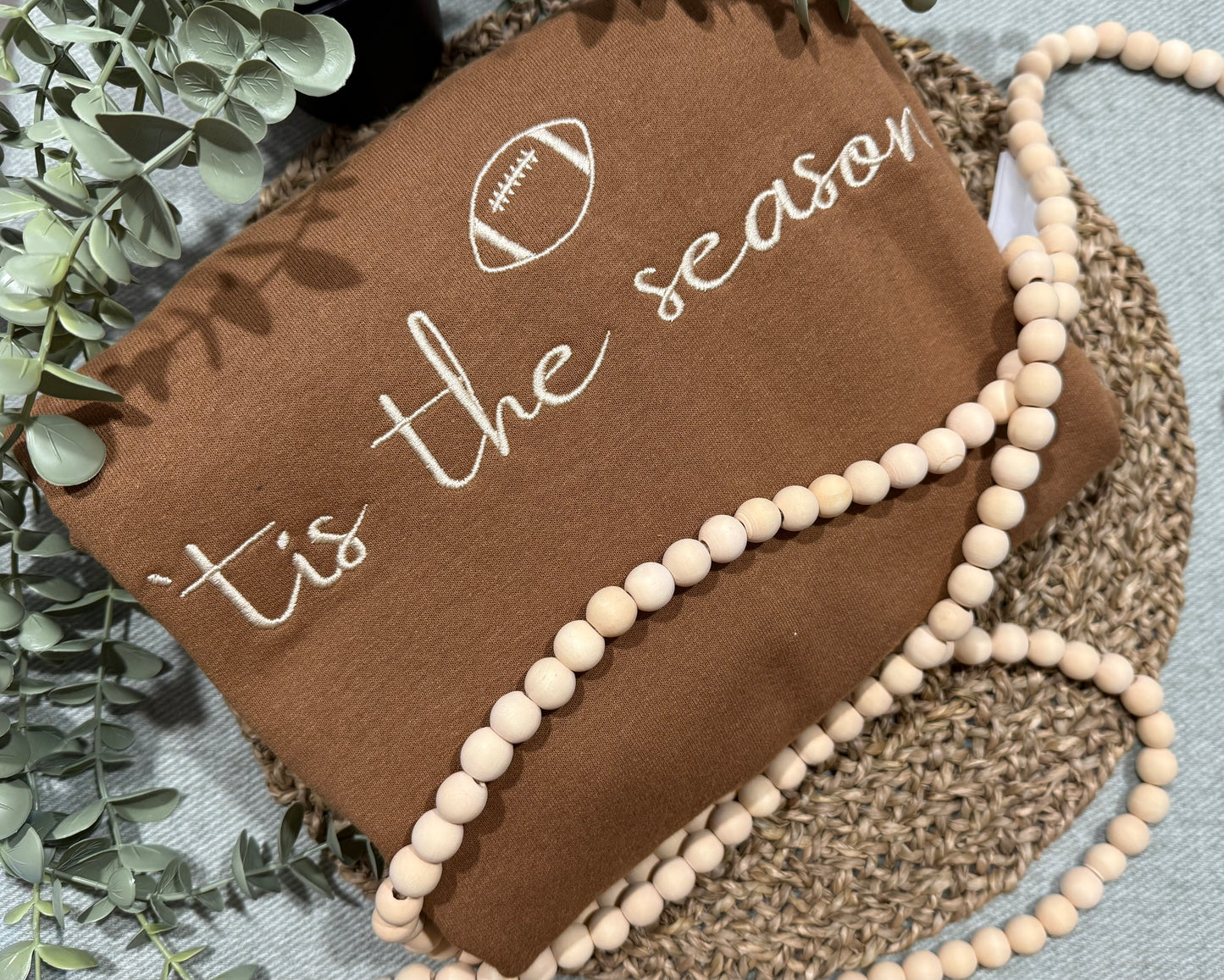 Tis the season embroidered shirt