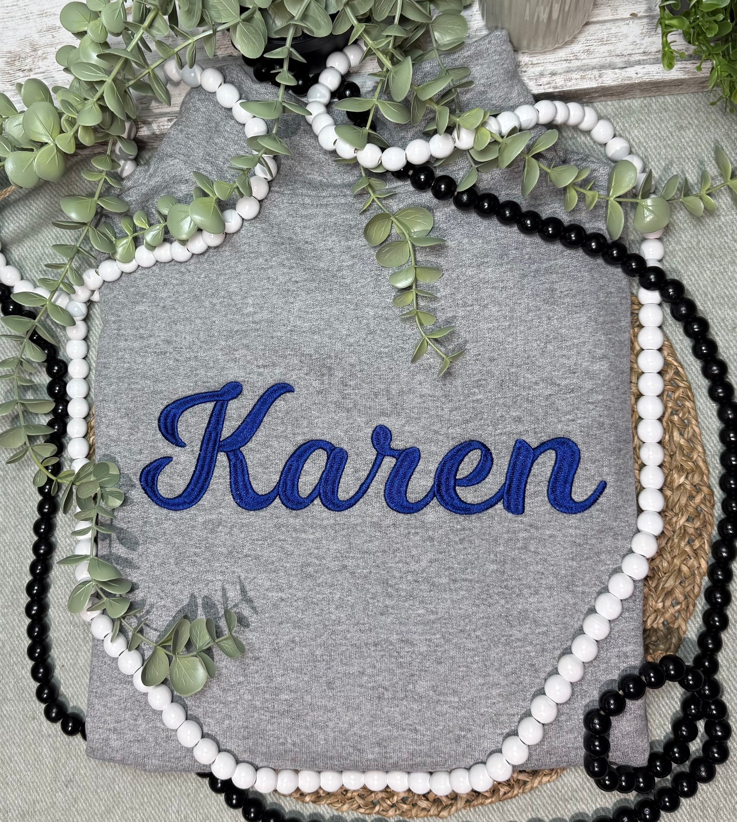 Custom Sport Bow Embroidered Quarter Zip