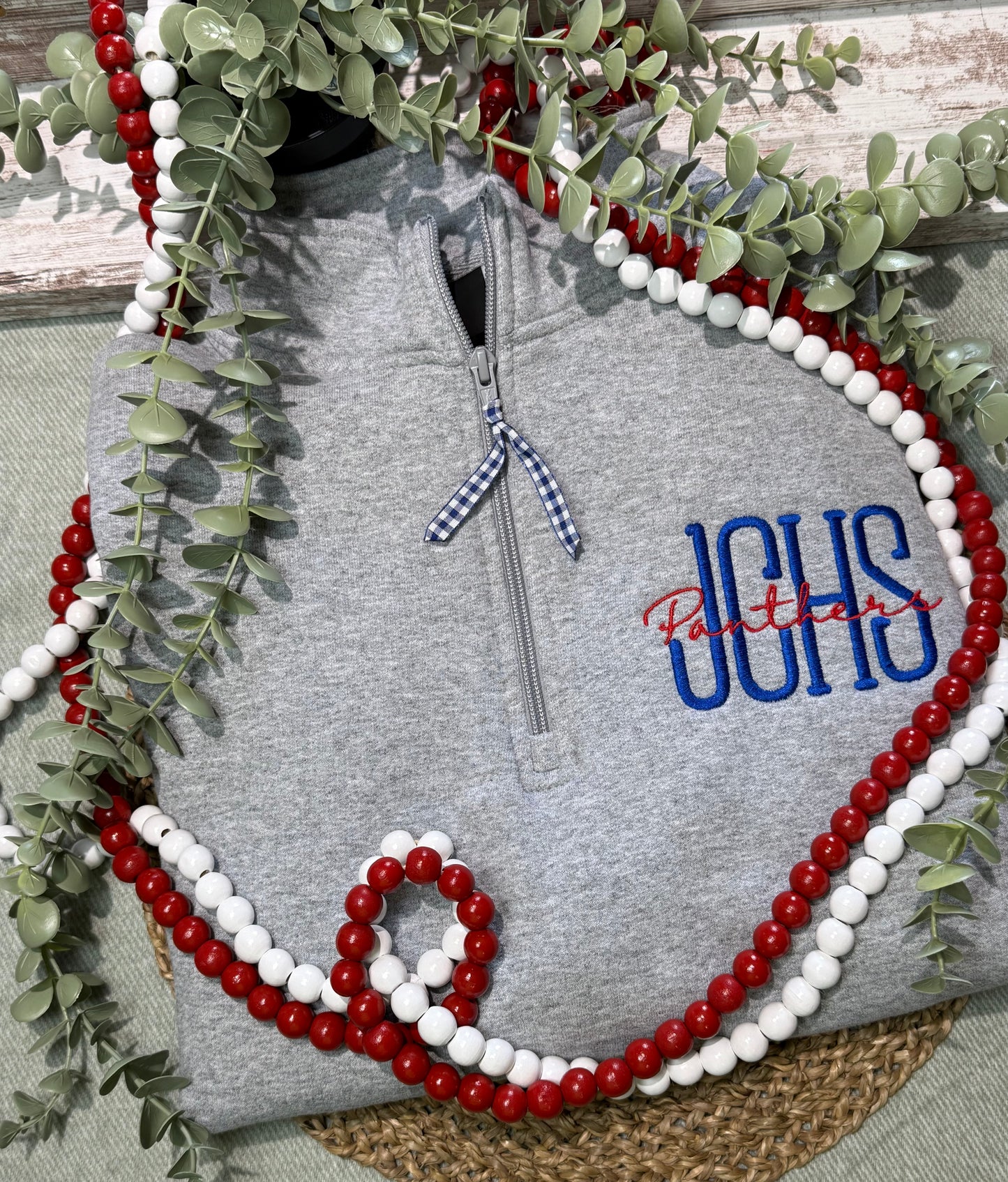 Custom School Mascot Quarter Zip