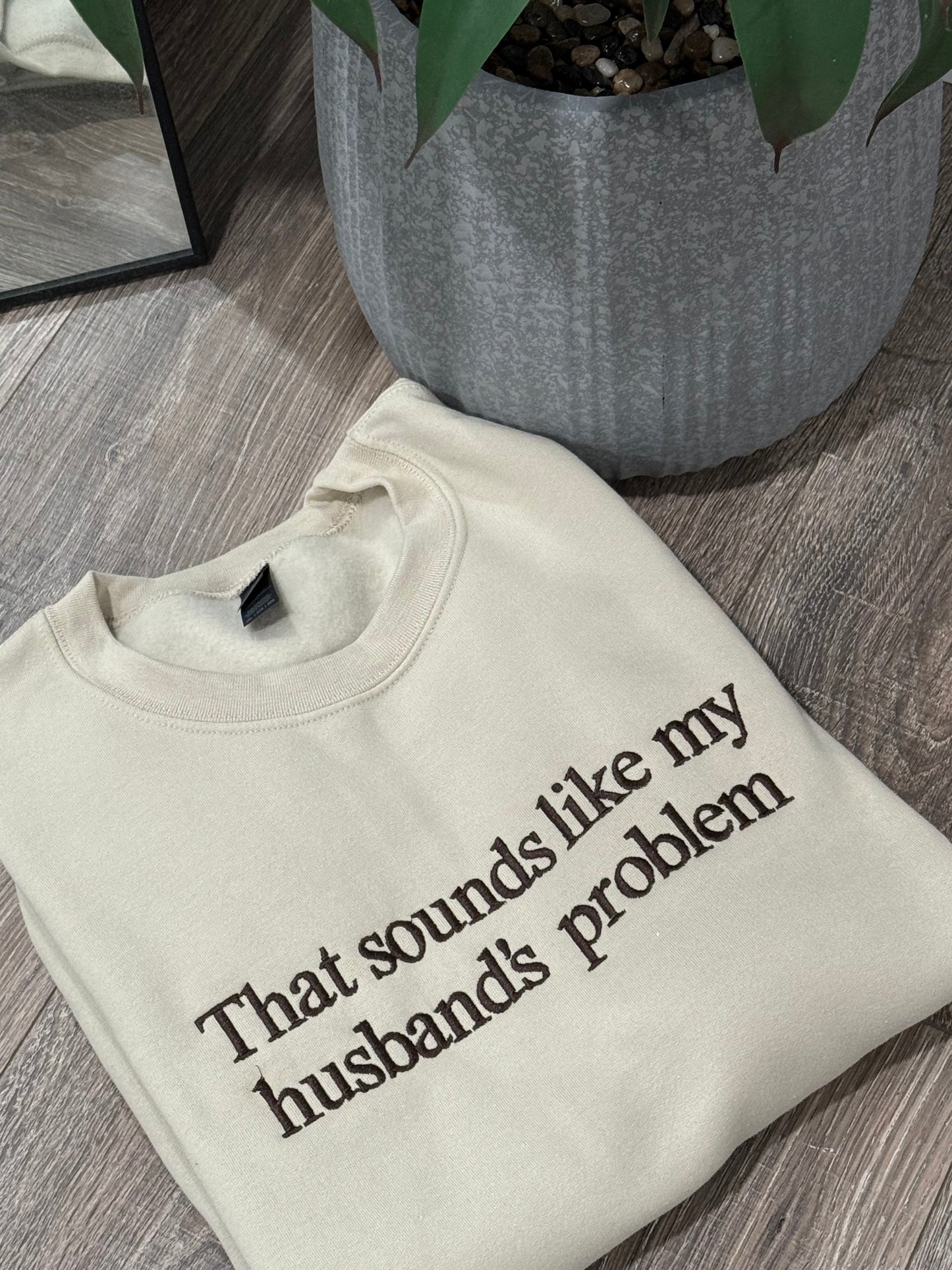 That sounds like my husbands problem embroidered shirt