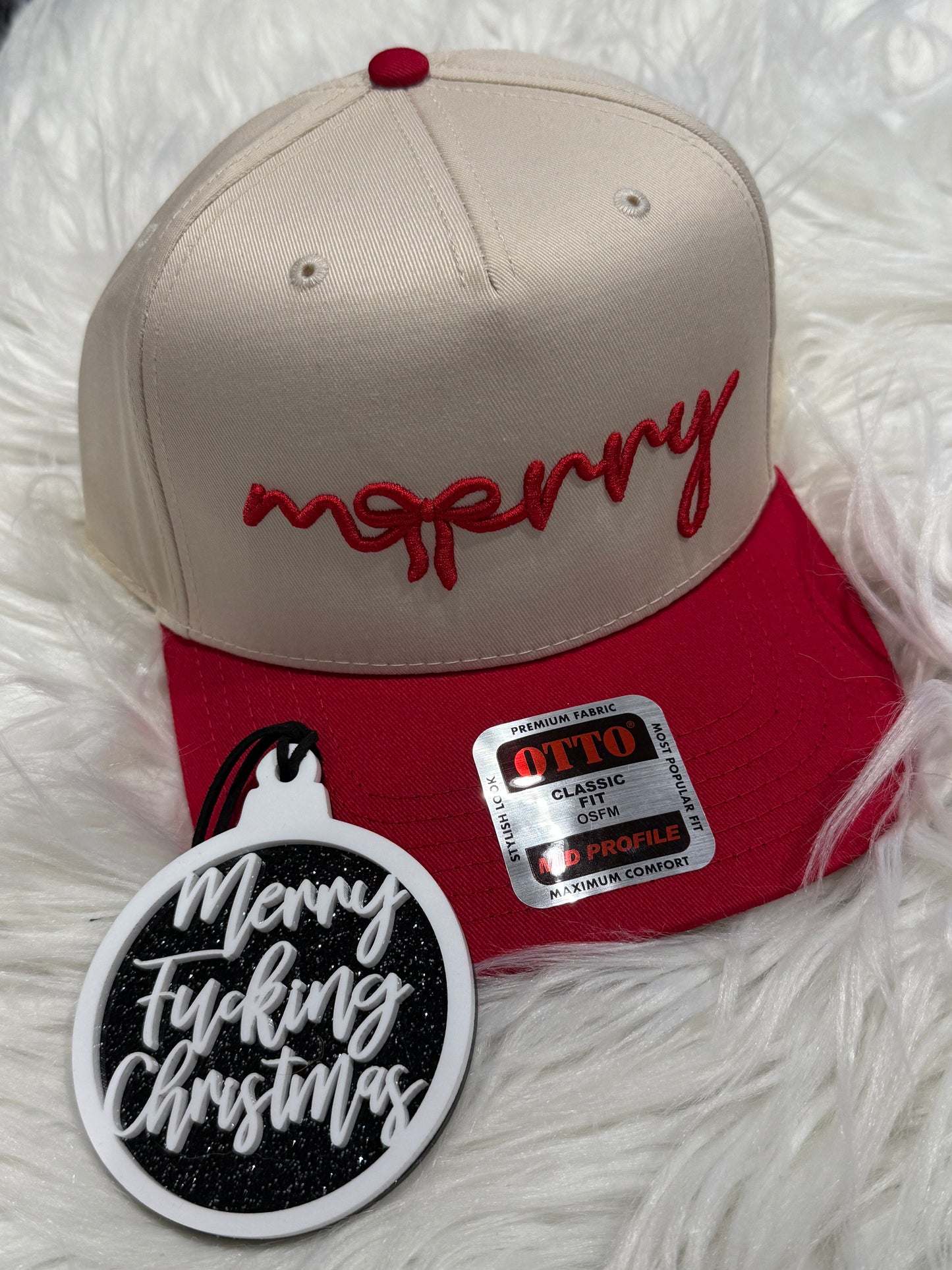 Merry Otto embroidered hat