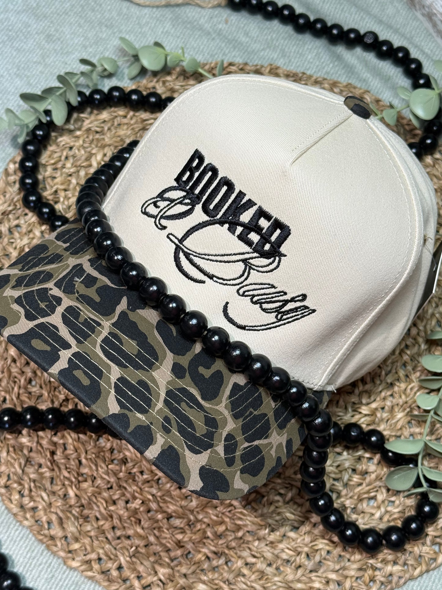 Booked And Busy Embroidered Trucker Cap