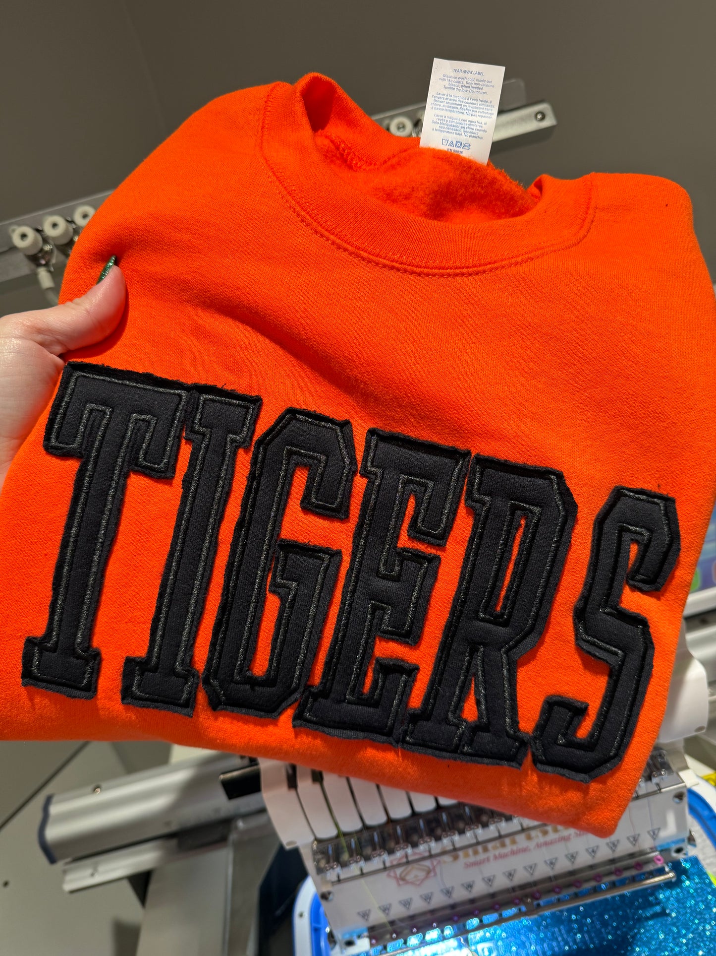 Custom team embroidered tone on tone shirt email colors team etc.