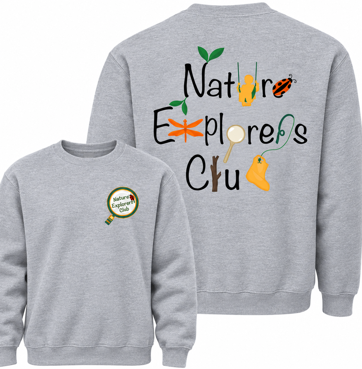 Nature Explorers Club Crew Sweatshirts