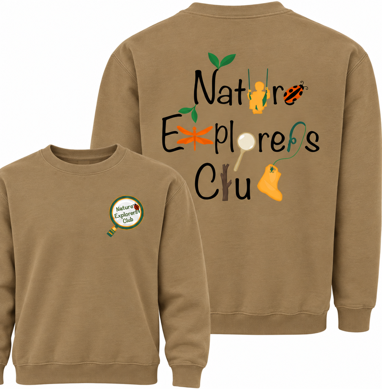 Nature Explorers Club Crew Sweatshirts