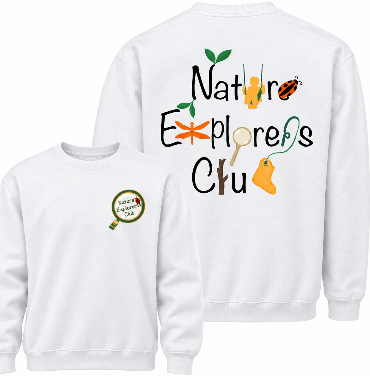 Nature Explorers Club Crew Sweatshirts