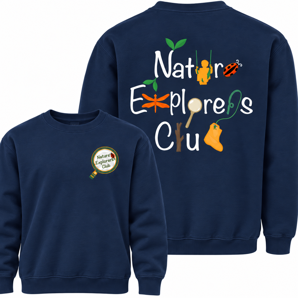 Nature Explorers Club Crew Sweatshirts