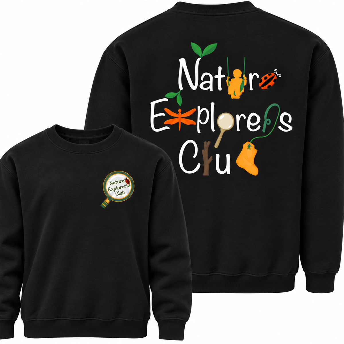 Nature Explorers Club Crew Sweatshirts