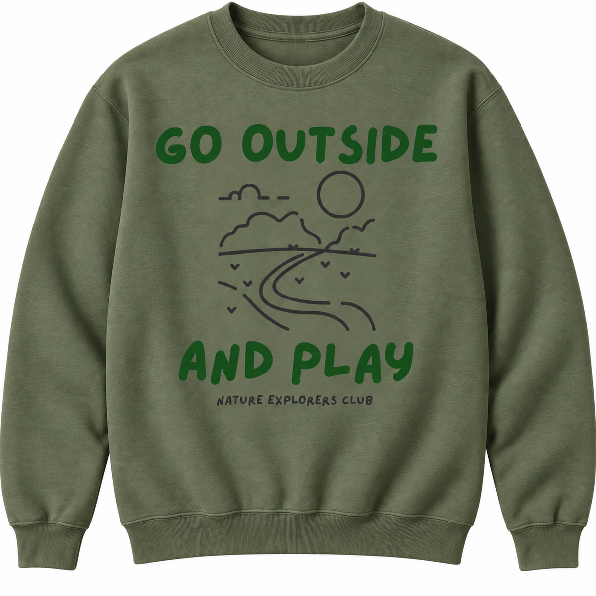 Nature Explorers Club Crew Sweatshirts