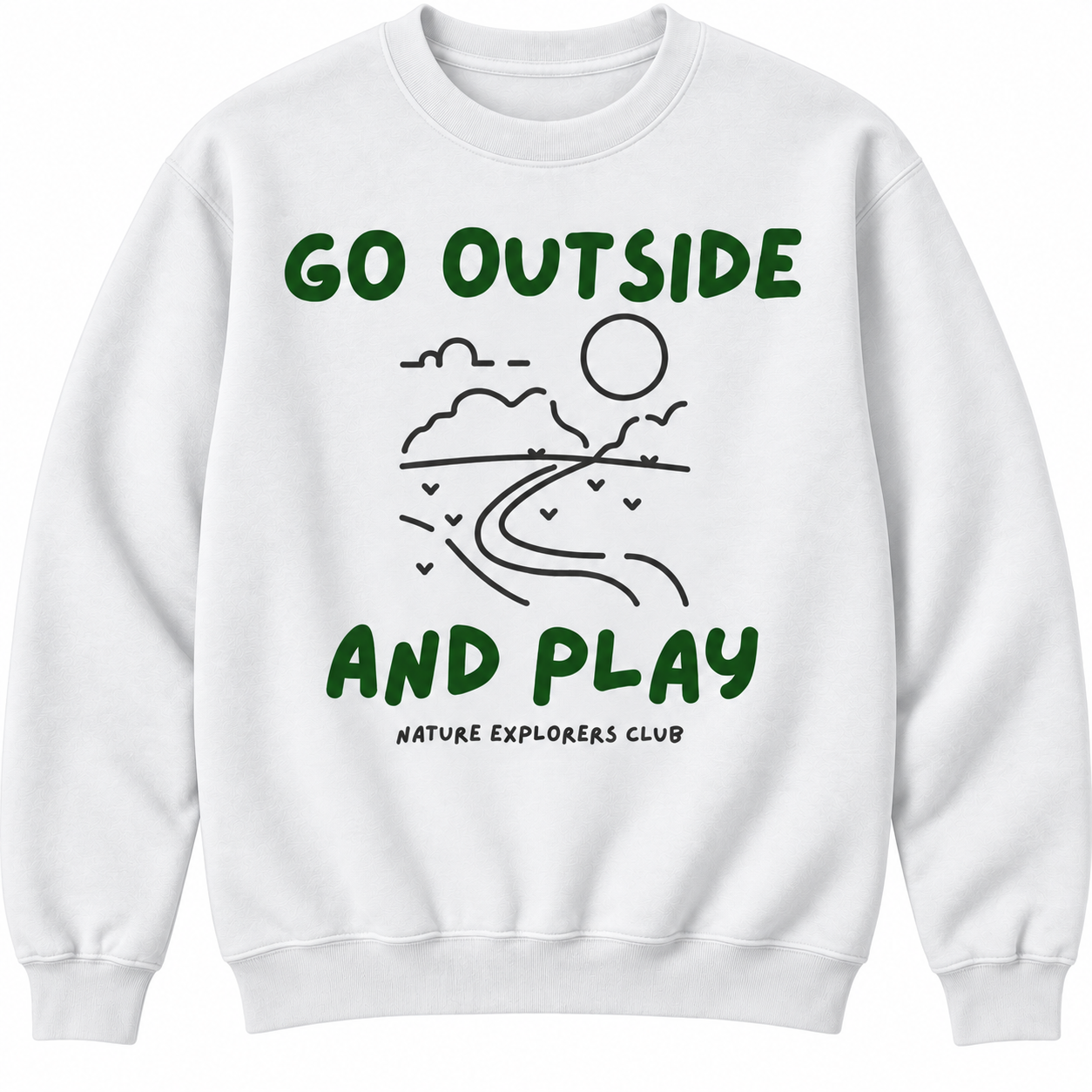Nature Explorers Club Crew Sweatshirts