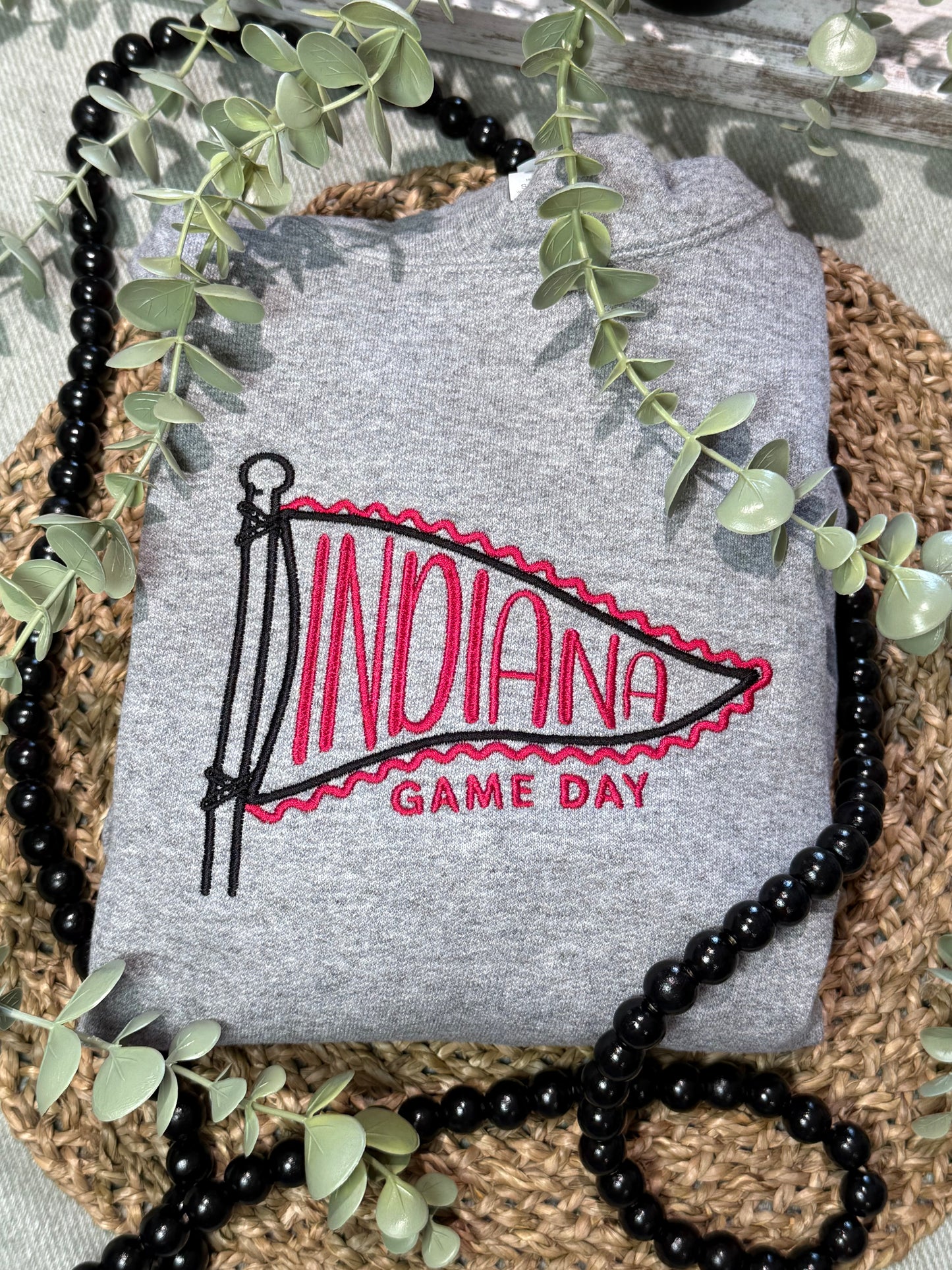 Indiana Pennant Game Day Embroidered Shirt
