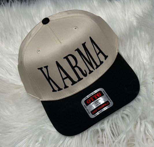 Karma Otto embroidered hat